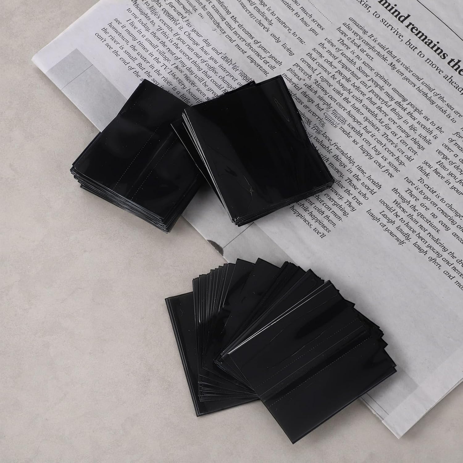 Black Shrink Wrap for Bottles, 50x60mm 200 Pieces