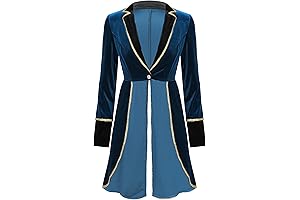 Women's Gothic Steampunk Jacket: Long Victorian Waistcoat