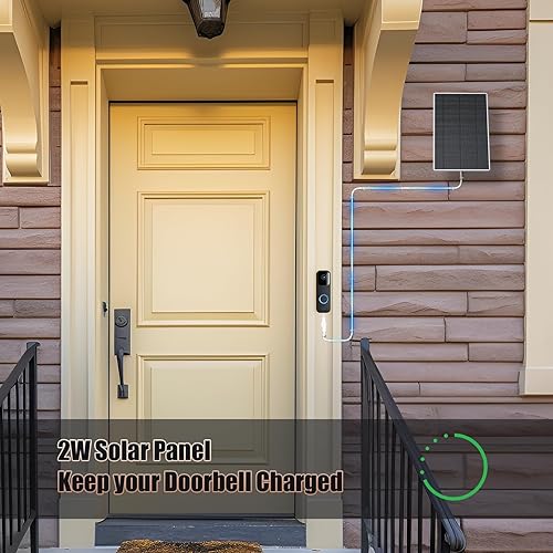 Miniatura 4 de Zivif Panel solar de 3 W compatible con Blink Outdoor (3 generación) y cámara Blink XT2XT, cargador de panel solar impermeable IP66 con cable de