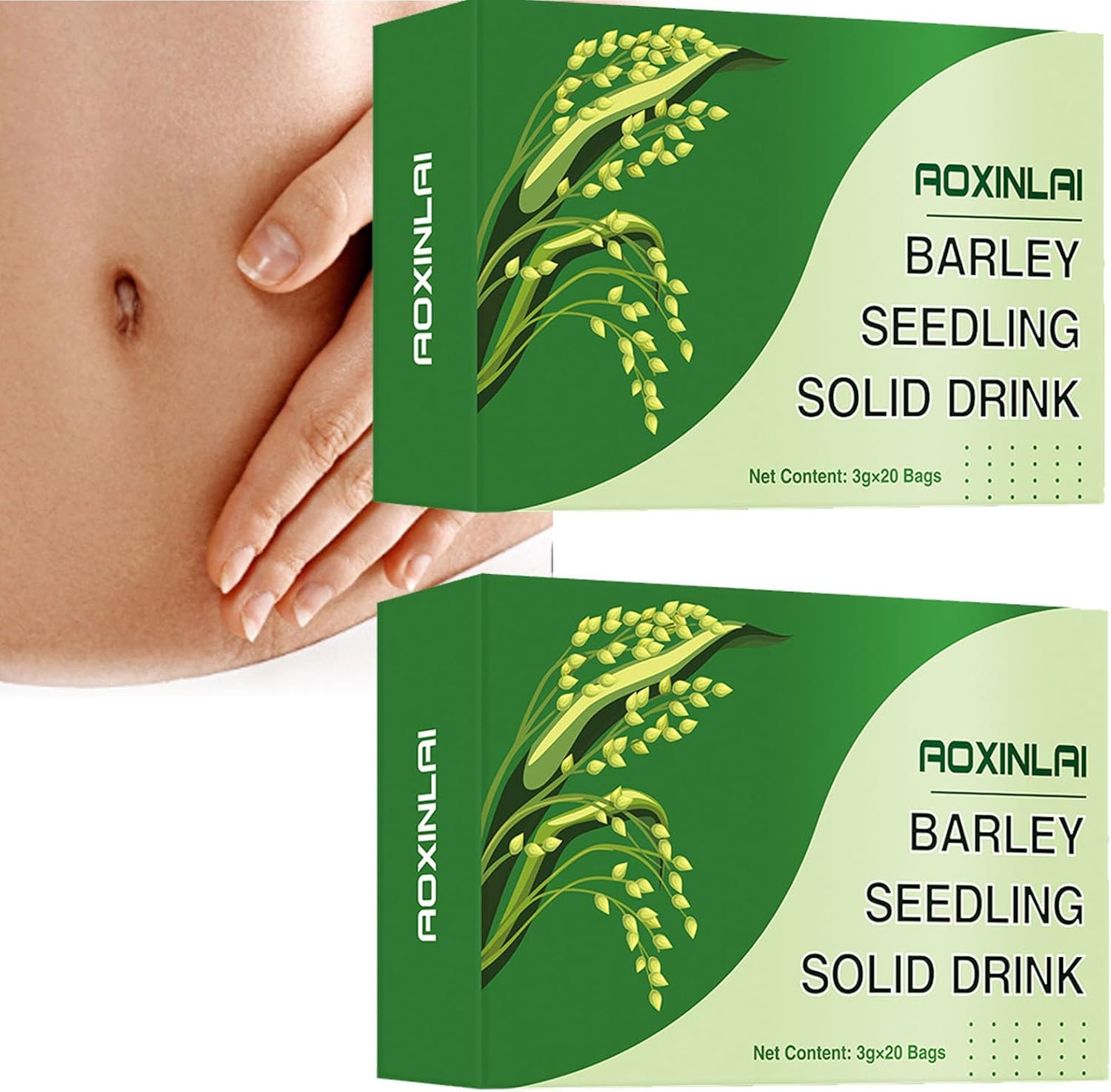 Aoxinlai Naveta Barley Grass Powder 100 Pure & Organic