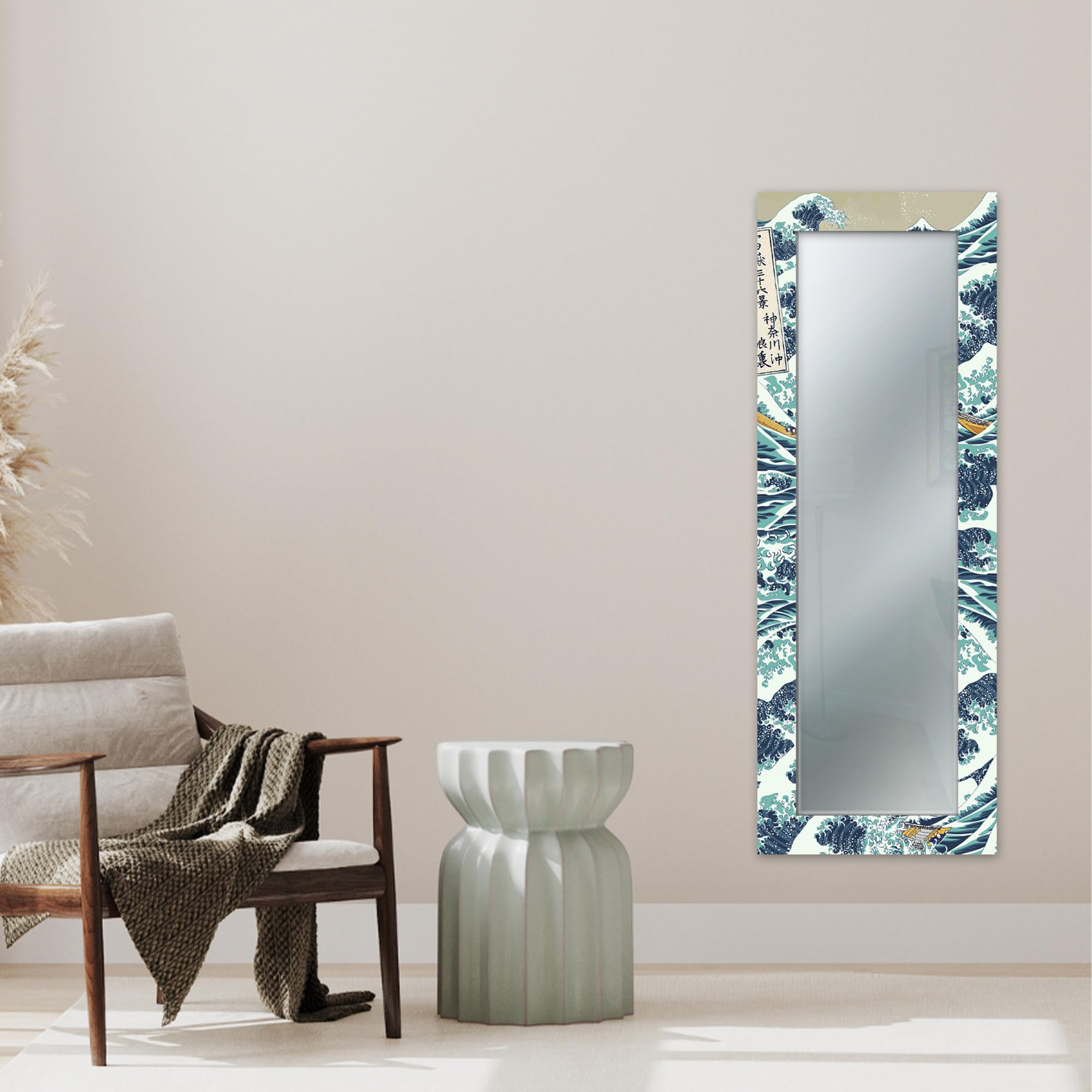 Lupia - Specchio Da Parete Mirror Renoir 64x154 Cm Natural