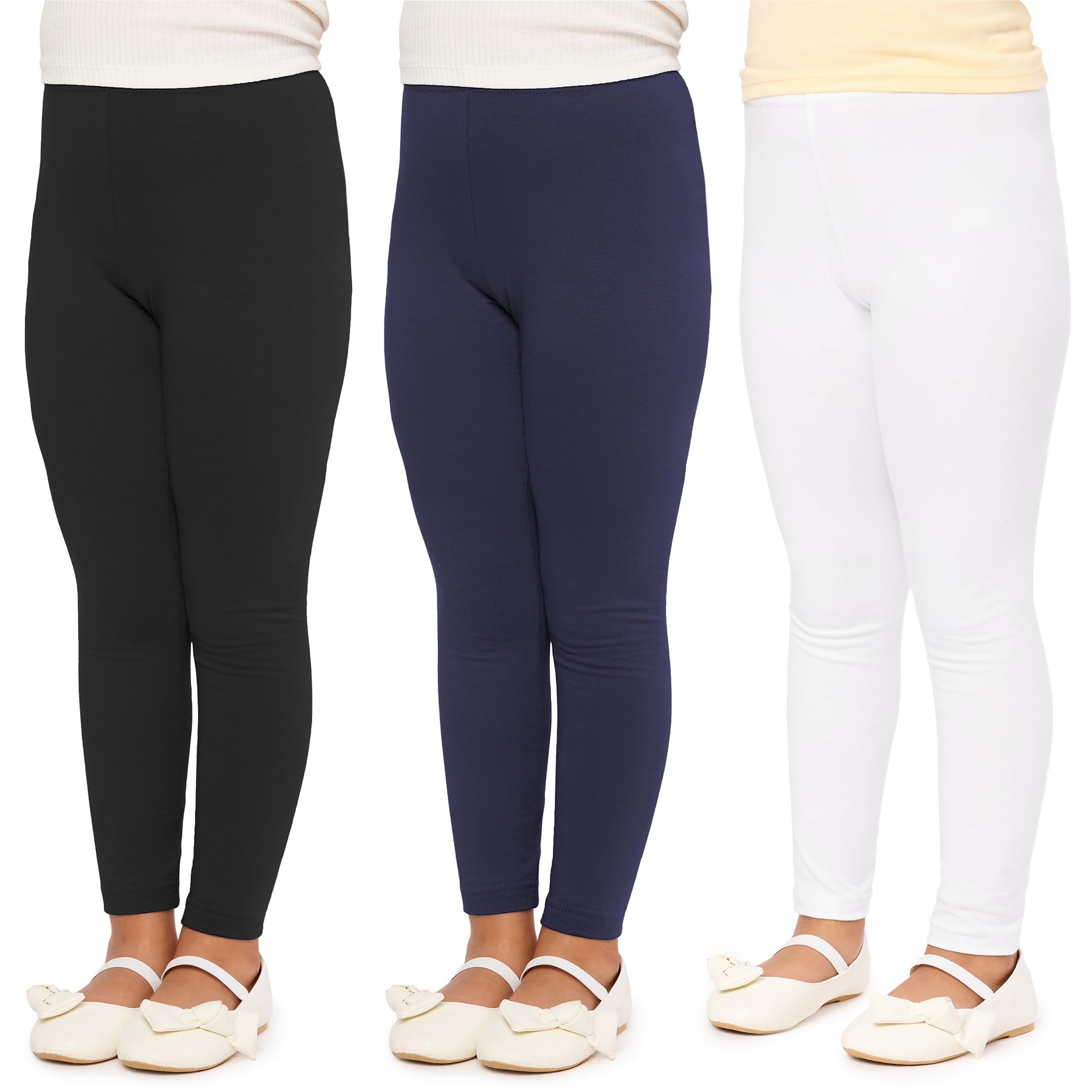 Merry Style Leggings Mädchen lange und bequeme Kinder Leggings aus Baumwolle MS10-225