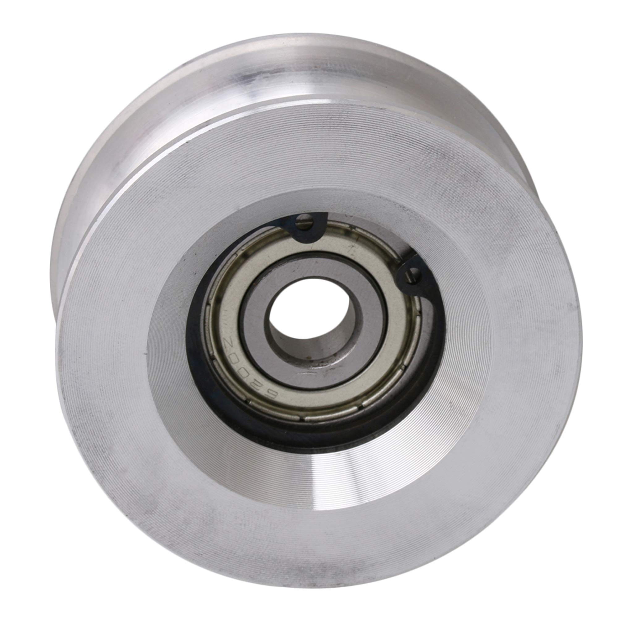 10x60x25mm Bearing Steel Aluminum Passive Round Guide Pulley Wheel Rail Roller Load 199KG for Steel Wire Rope Idler Wheel — Amazon image 5