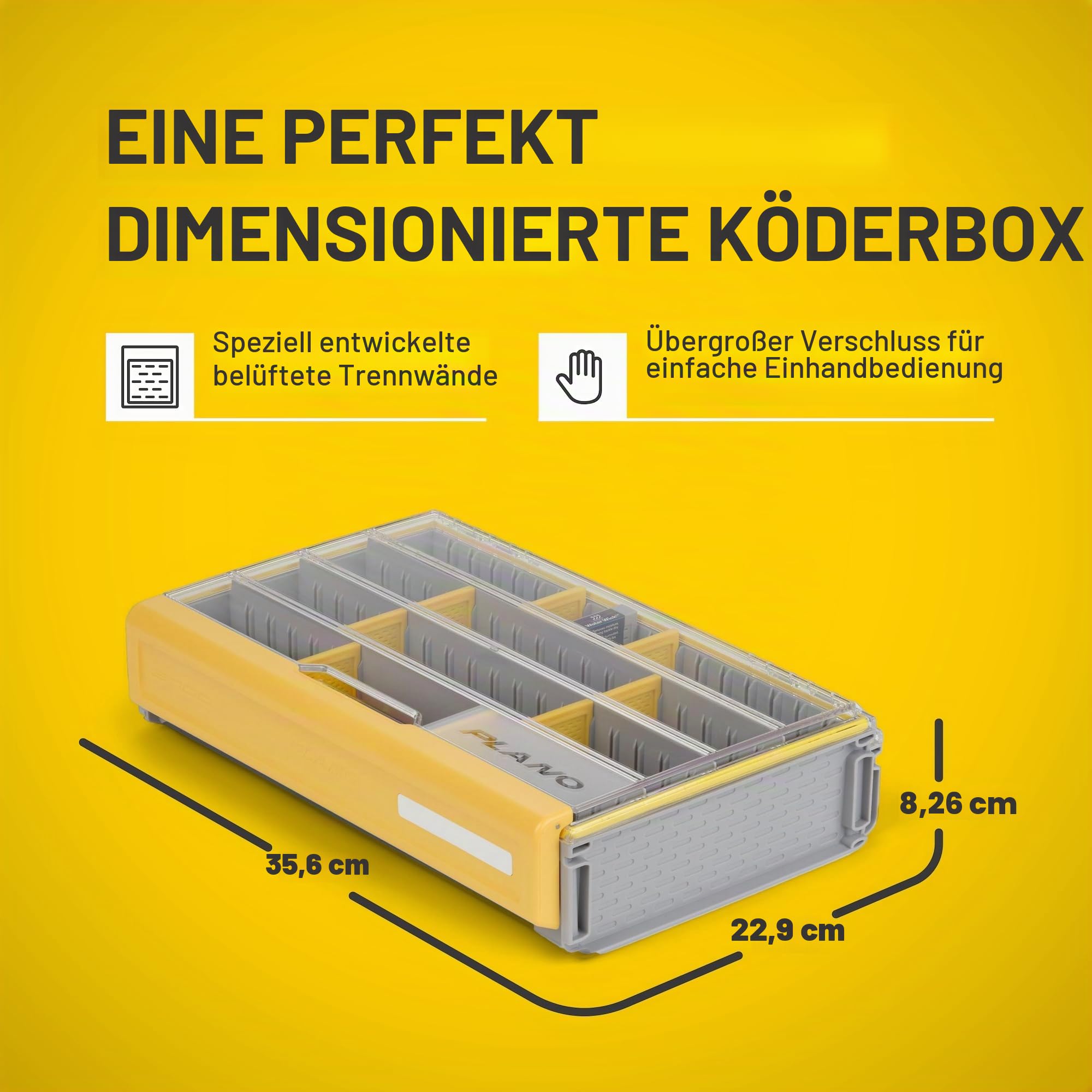 Plano Edge Professional Series Tackle Aufbewahrungsboxen Premium Tackle Organisation mit Rostschutz
