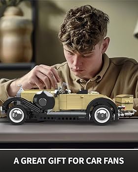 飾り台ミニチュアカーThe Classic Cars of the 50's Amazon.com: Mould King 10115 Classic Vintage Car Building