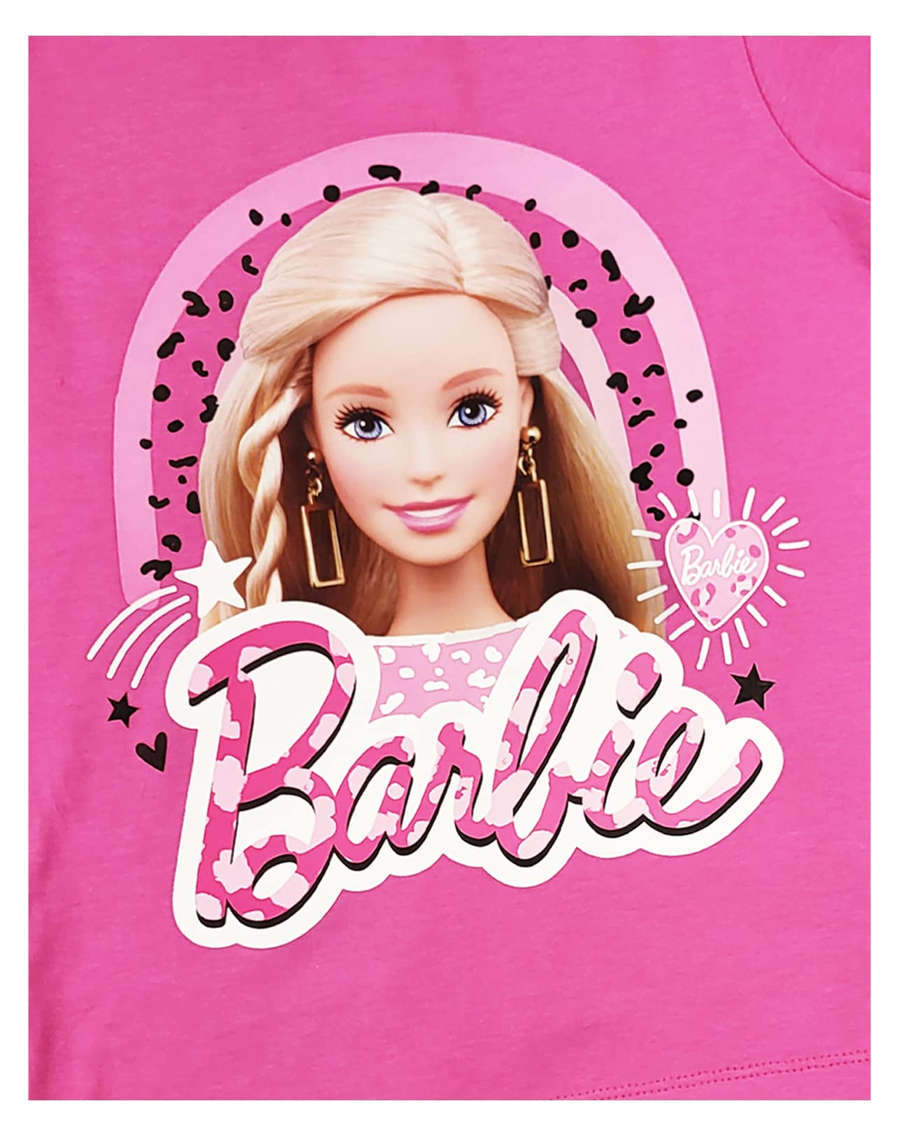 Barbie Pyjama Court pour Fille (Barbie – Shorty, 5-6 Ans)