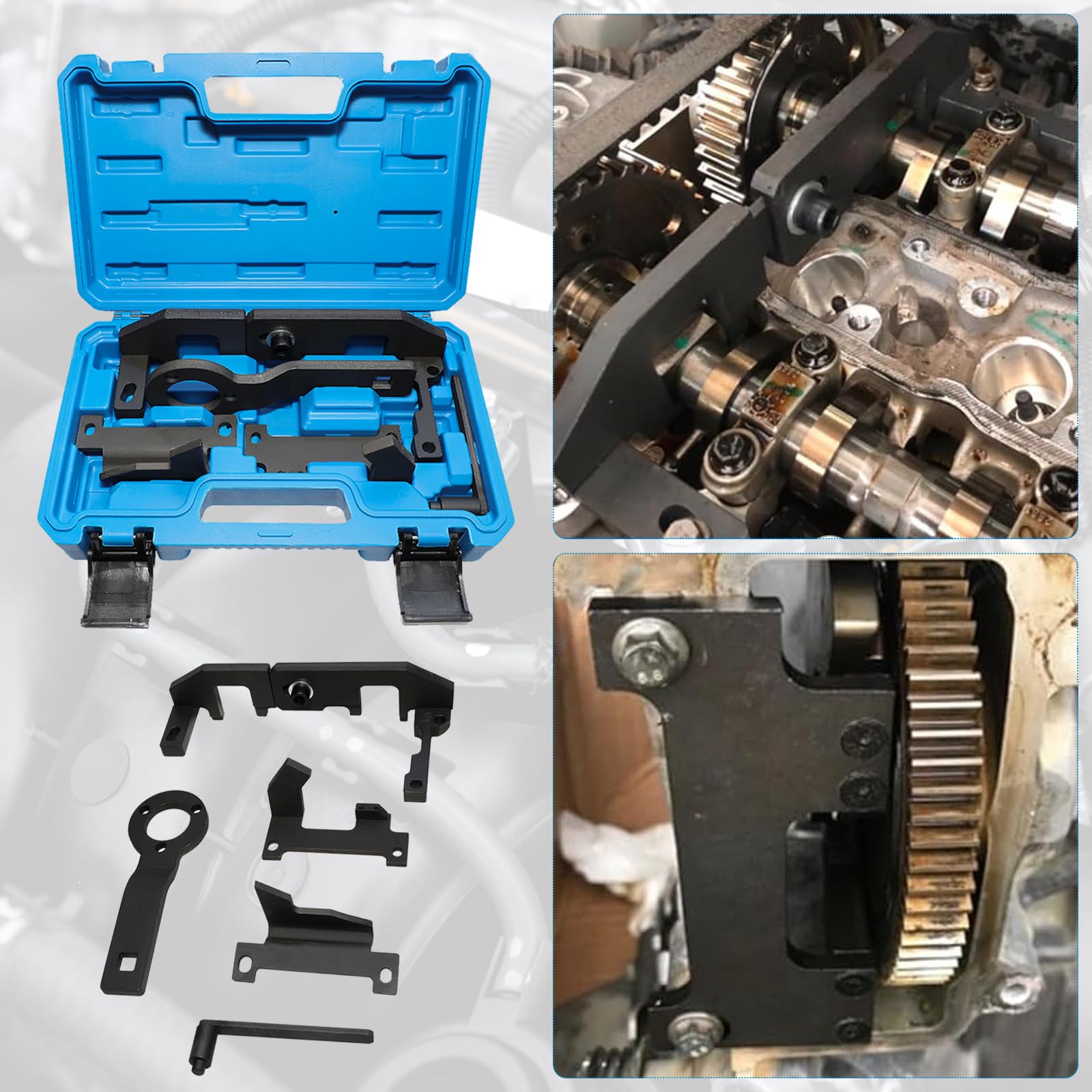 Kit Messa in Fase Motore Compatibile con Peugeot 1.0 VTi 1.2 VTi 108 208 308 2008, con Citroen, con Opel, con PSA, con Toyota 1.0 1.2, con EB0 (ZMZ) con EB2 (HMZ)