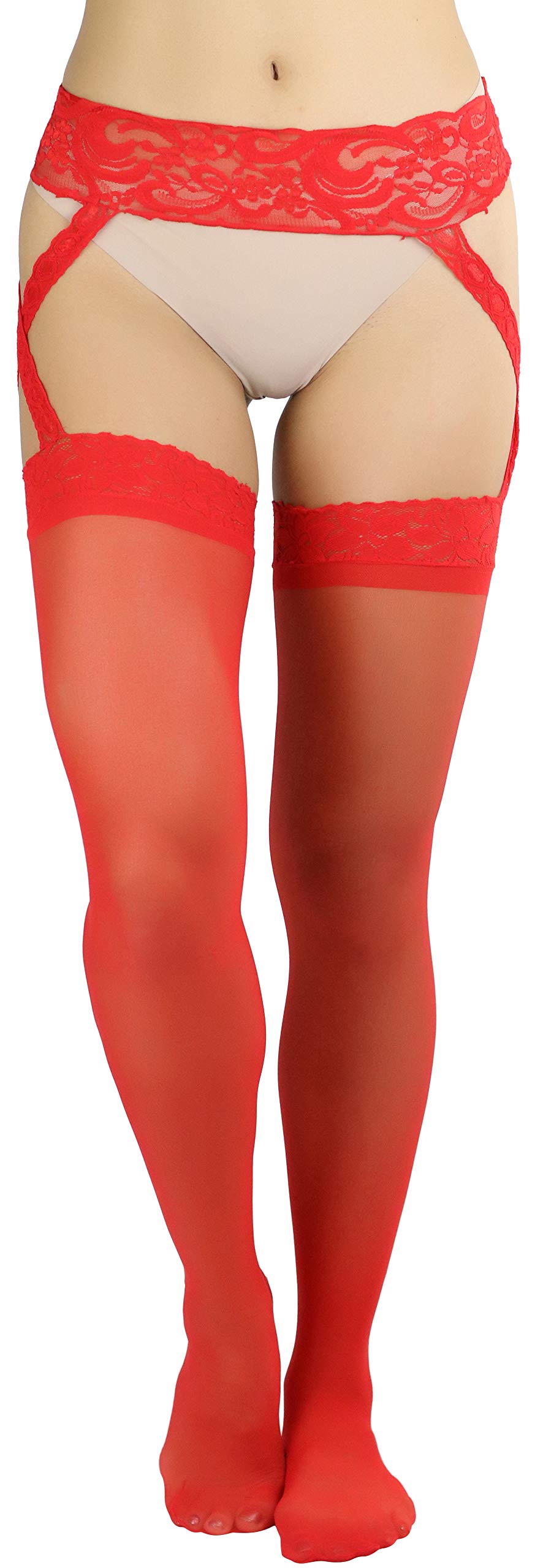 ToBeInStyle Women's Suspender Pantyhose