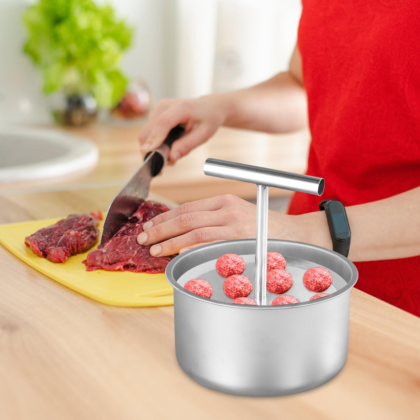 Macchina per polpette in acciaio inossidabile di piccole dimensioni, 3,4 cm | Leroy Merlin
