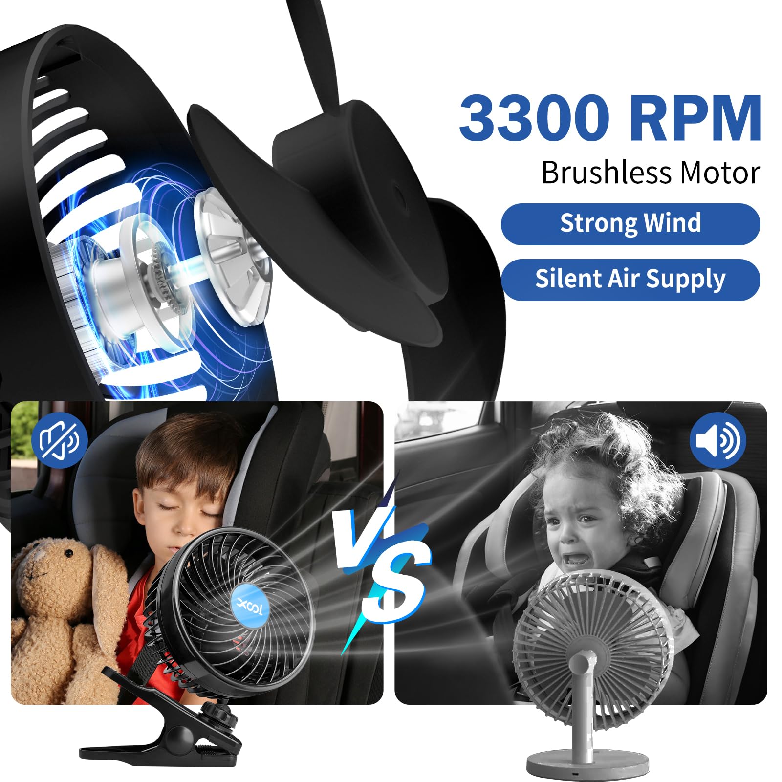 best cigarette lighter fan Amazon.com: XOOL 12V 6'' Car Fan, Clip Fan 360 Degree Rotatable Car Fan  Cooling Air Fan with Stepless Speed Regulation & Cigarette Lighter Plug for  SUV, RV, Vehicles : Automotive