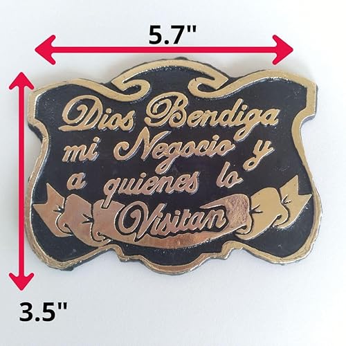Miniatura 5 de Placa de Letrero Cristiano, Decoración rústica para puerta delantera de Negocio, Oficina, Casa, para pared, póster con versículo bíblico, Mensaje de