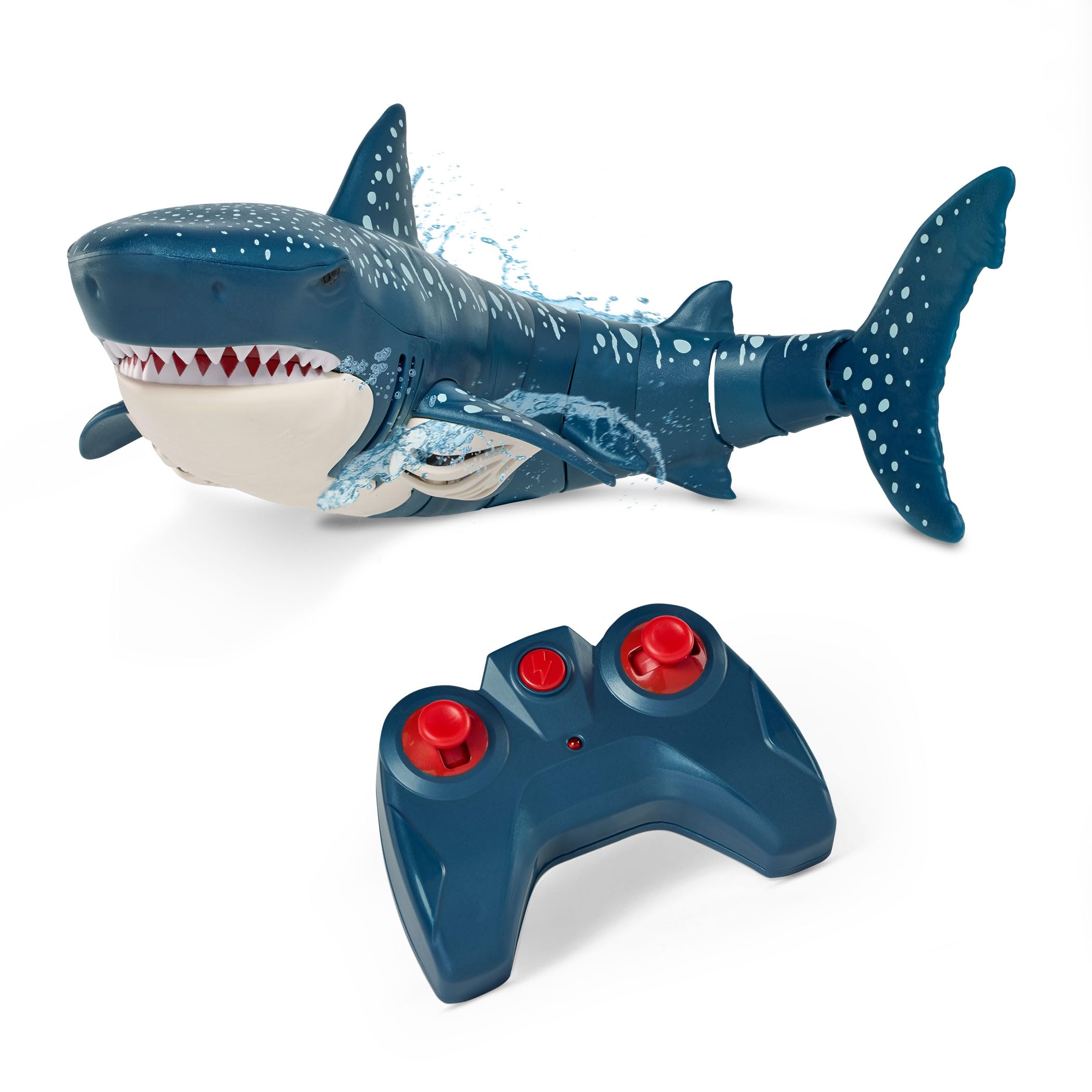 Terra - Remote Control Shark for Pool Toy – Realistic Moving RC Shark Toy for Water Play & Swimming Pools – Fun RC Pool Ocean Lake Toys for Kids – Battery-Operated Floating Toy