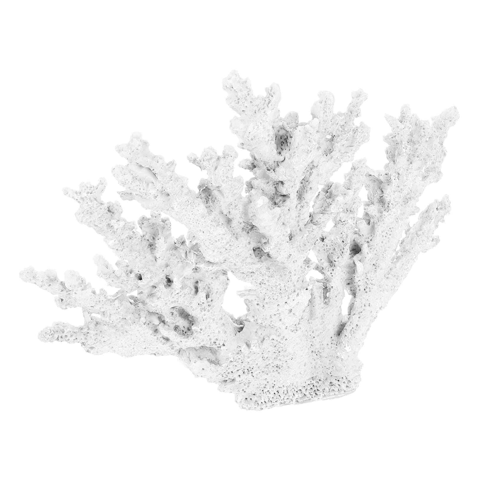 Housoutil Adornos De Coral Adorno De Coral Artificial Decoración De Mesa De Escritorio Coral Falso Estatuilla De Coral Adorno De Coral para El Hogar Terrario Resina Acuario Boda