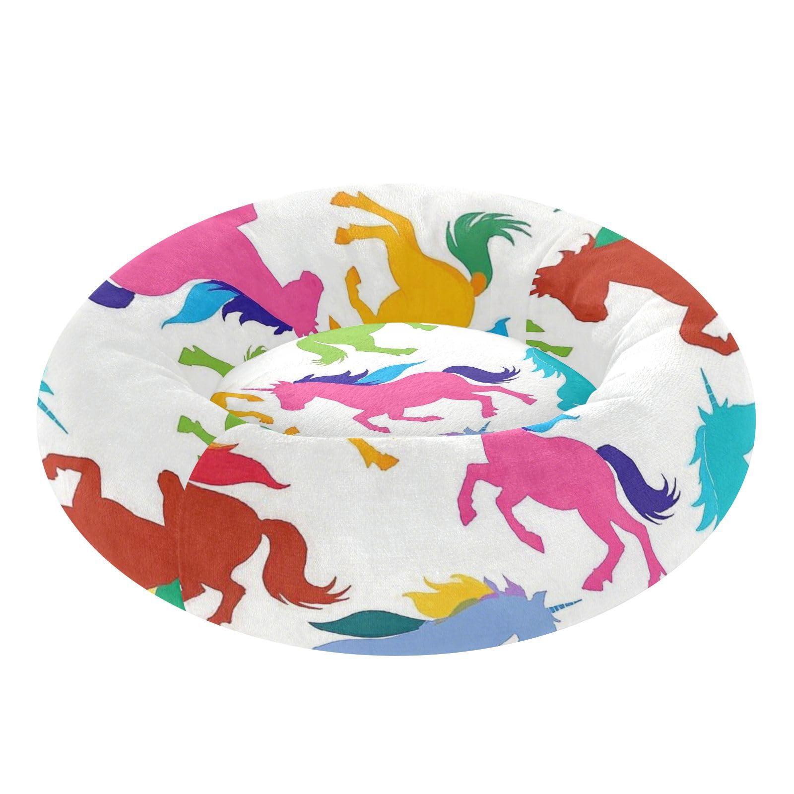 Lit pour chien licorne apaisant et anti-anxiété taille S : couchage relaxant pour chiot