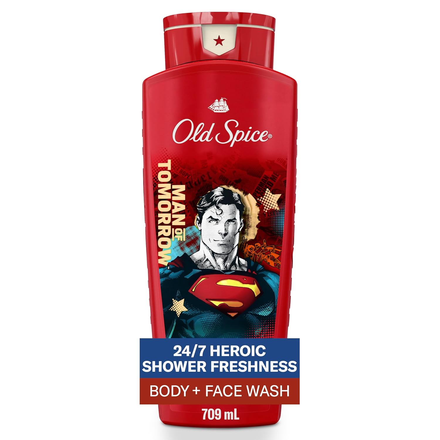 Old Spice Cleansing Body Wash for Men, 3X Defense, 24/7 Shower Fresh with Lasting Scent, 2-in-1 Body & Face Wash, Smell Like a Hero, Superman, Bright Citrus and Cosmos Scent, 24 oz Old Spice Cleansing Body Wash for Men, 3X Defense, 24/7 Shower Fresh with Lasting Scent, 2-in-1 Body & Face Wash, Smell Like a Hero, Superman, Bright Citrus and Cosmos Scent, 24 oz