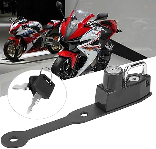 Miniatura 5 de Candado de casco de motocicleta, apto para CBR400R 2016+ CBR500R CB500F CB500X 2014+, bloqueo de casco de seguridad antirrobo para accesorios de