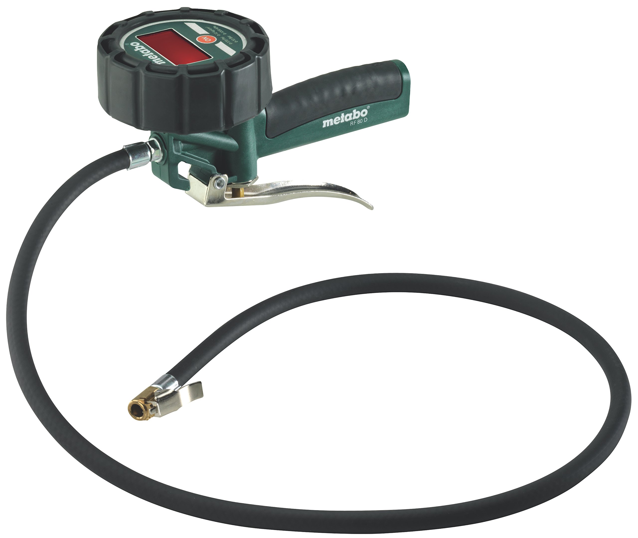 Metabo Druckluft-Reifenfüllmessgerät RF 80 D (602236000) Karton, Arbeitsdruck: 0.5 - 12 bar, Schlauchlänge: 100 cm, Gewicht: 0.55 kg