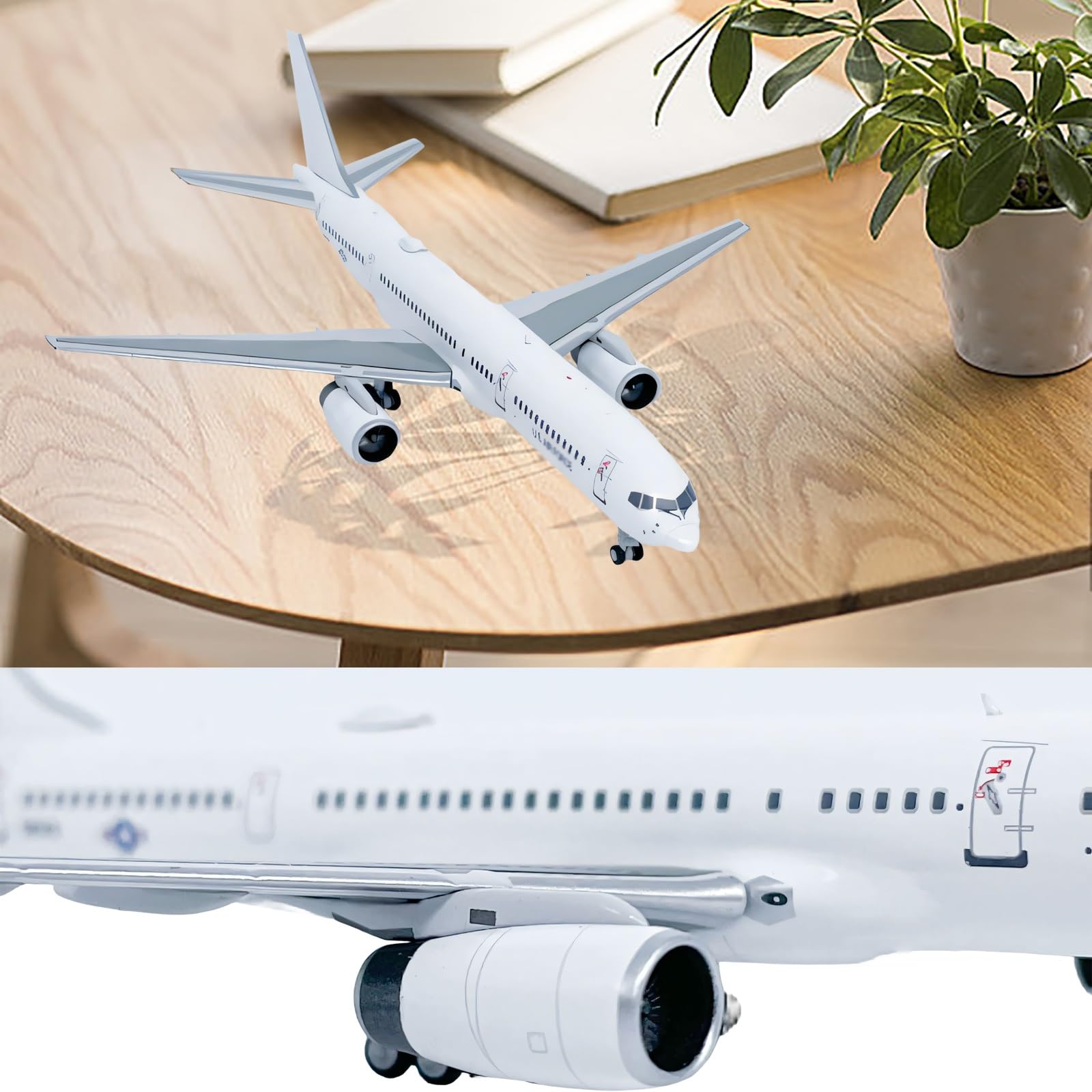 Modello aereo militare C-32B in scala 1:400 99-6143 Replica con display lega pressofusa, regalo collezione for appassionati aviazione, perfetto l'home office studio soggiorno, l'arredamento