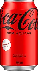 Coca-Cola Sem Açúcar lata 350ml