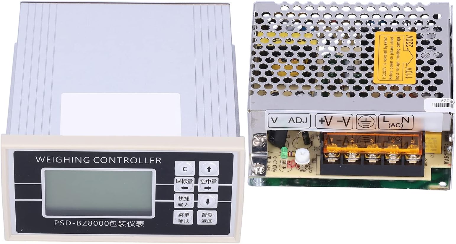 Aluminum Alloy Weight Controller PSD BZ8000, Strong Anti Interference, LCD Display, Easy, 7DI 10DO, AC220V 110V DC24V, 5℃ to 65℃