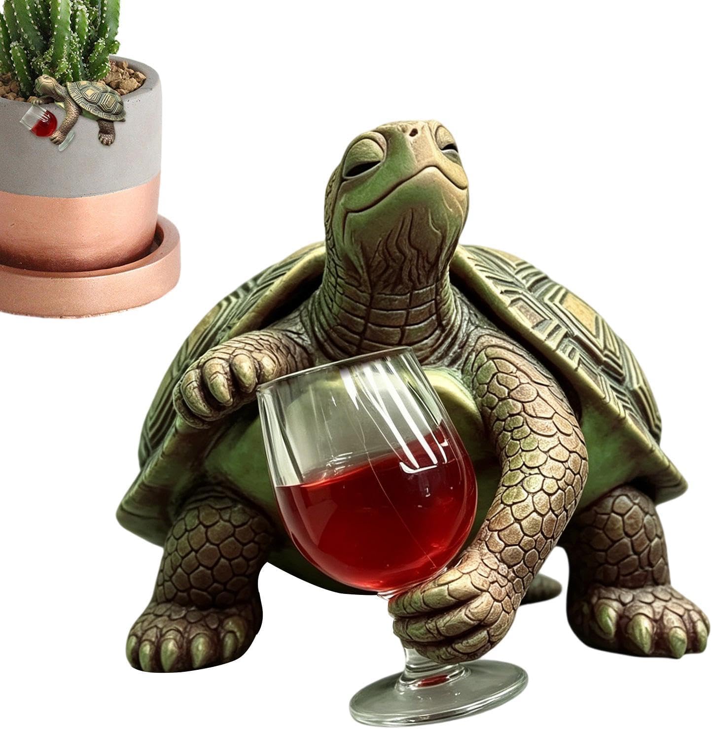 Turtle Statue Resin Waterproof Funny