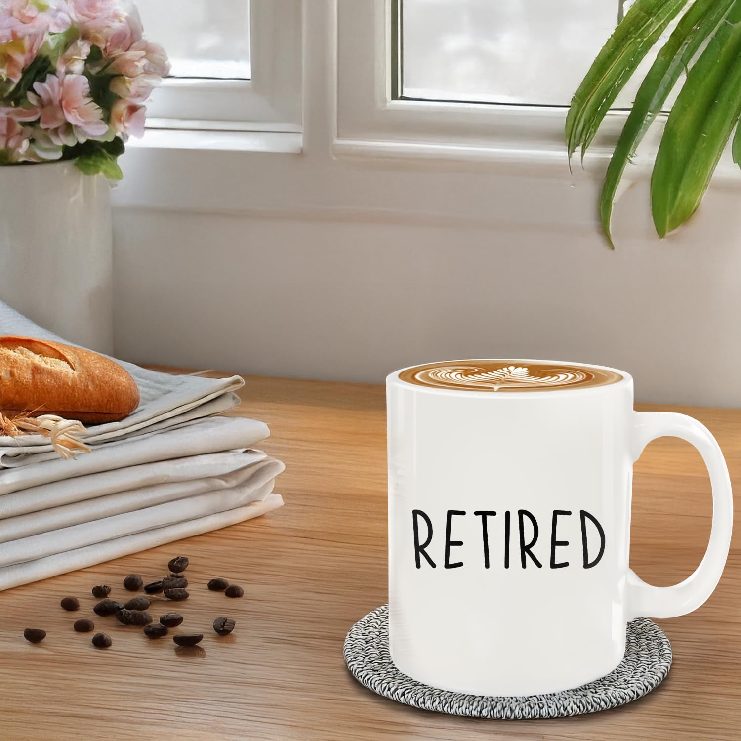 Retirement Gift for Woman Men,12oz Coffee and Tea Mug, 2025 Retired Gifts for Friends, Coworker, Nurse, Boss, Teacher, Funny Going Away Ceramic Mug, Dishwasher & Microwave Safe (White-Retired) - Image 5