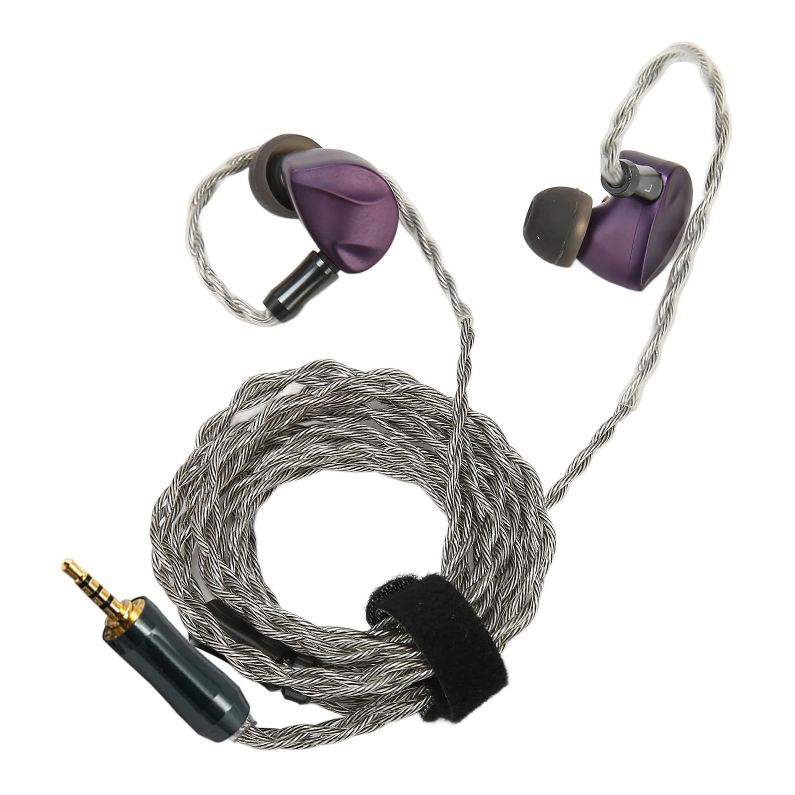 Cocoarm Monitor Earbuds z Odpinanym Kablem, HiFi 13mm Podwójny (2.5)
