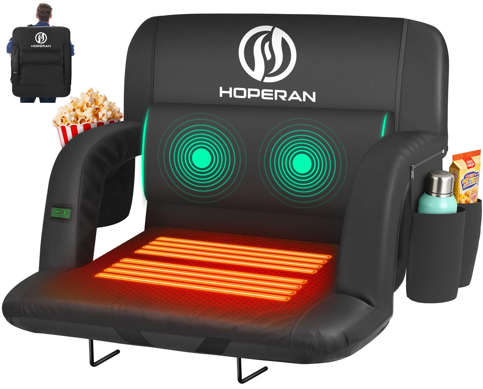 HOPERAN Heated Massage Stadium Seats Asientos de Estadio de Masaje con calefacción