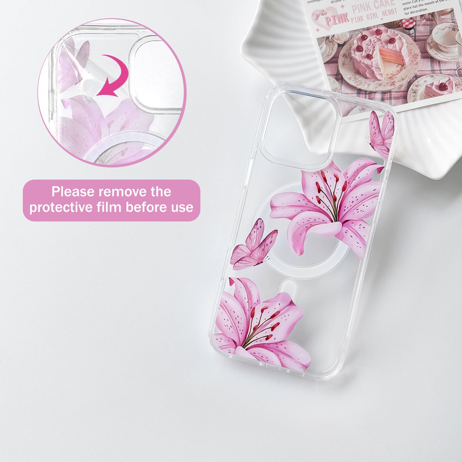 Amazon.com: NITITOP Compatible with iPhone 16 Pro Case Clear