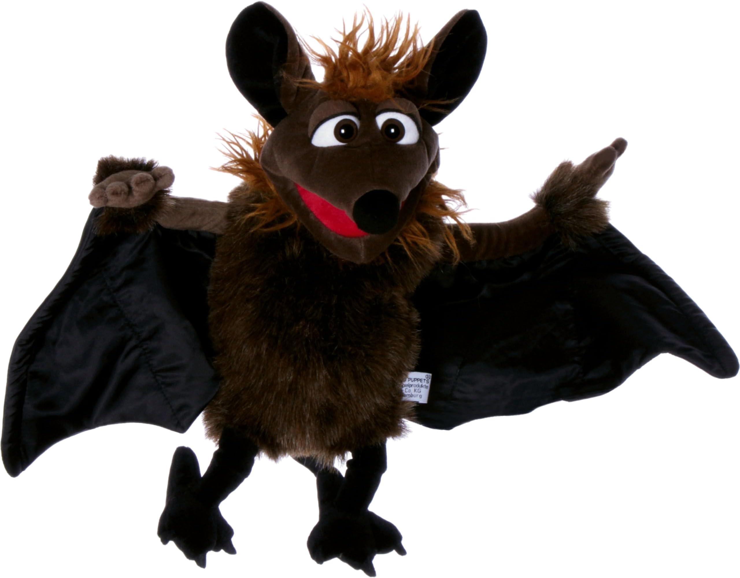 Living Puppets - Ren The 26-Inch Flying Bat, Plush Hand Puppet for Boys and Girls