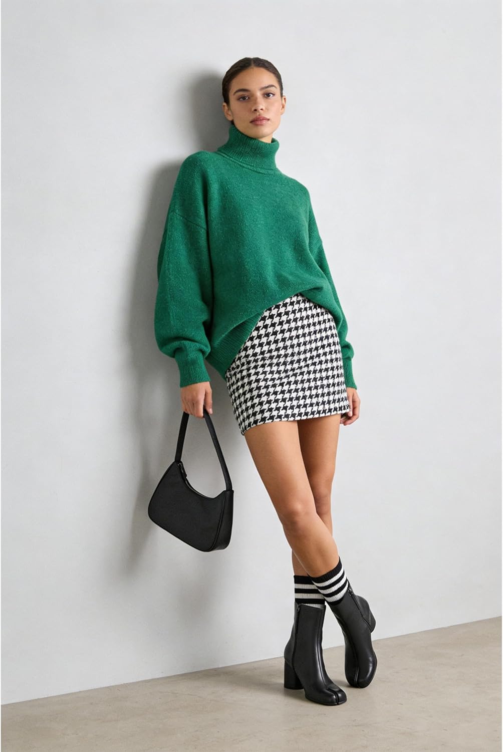 Women's Split Toe Short Ankle Boots Chunky Block Heel Tabi Shoes with Side Zip Casual Retro Boots for Comfortable Daily Wear