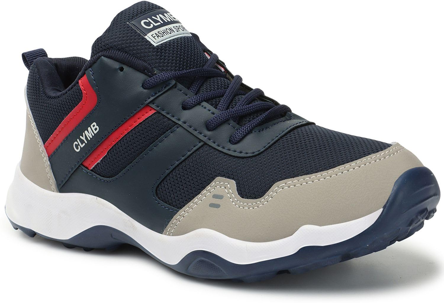 clymb ES21 Sports Shoe with Synthetic Upper Lightweight Comfortable Mid Top Running Shoes for Men's & Boy's-picture-28