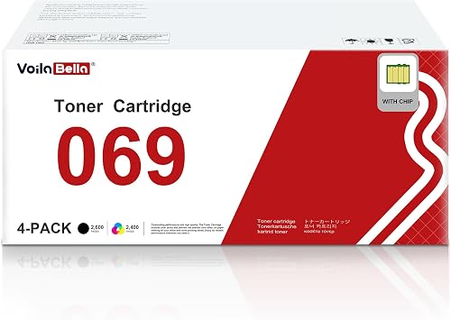 069 Toner Cartridge Set MF753Cdw 4-Pack, Black/Cyan/Magenta/Yellow
