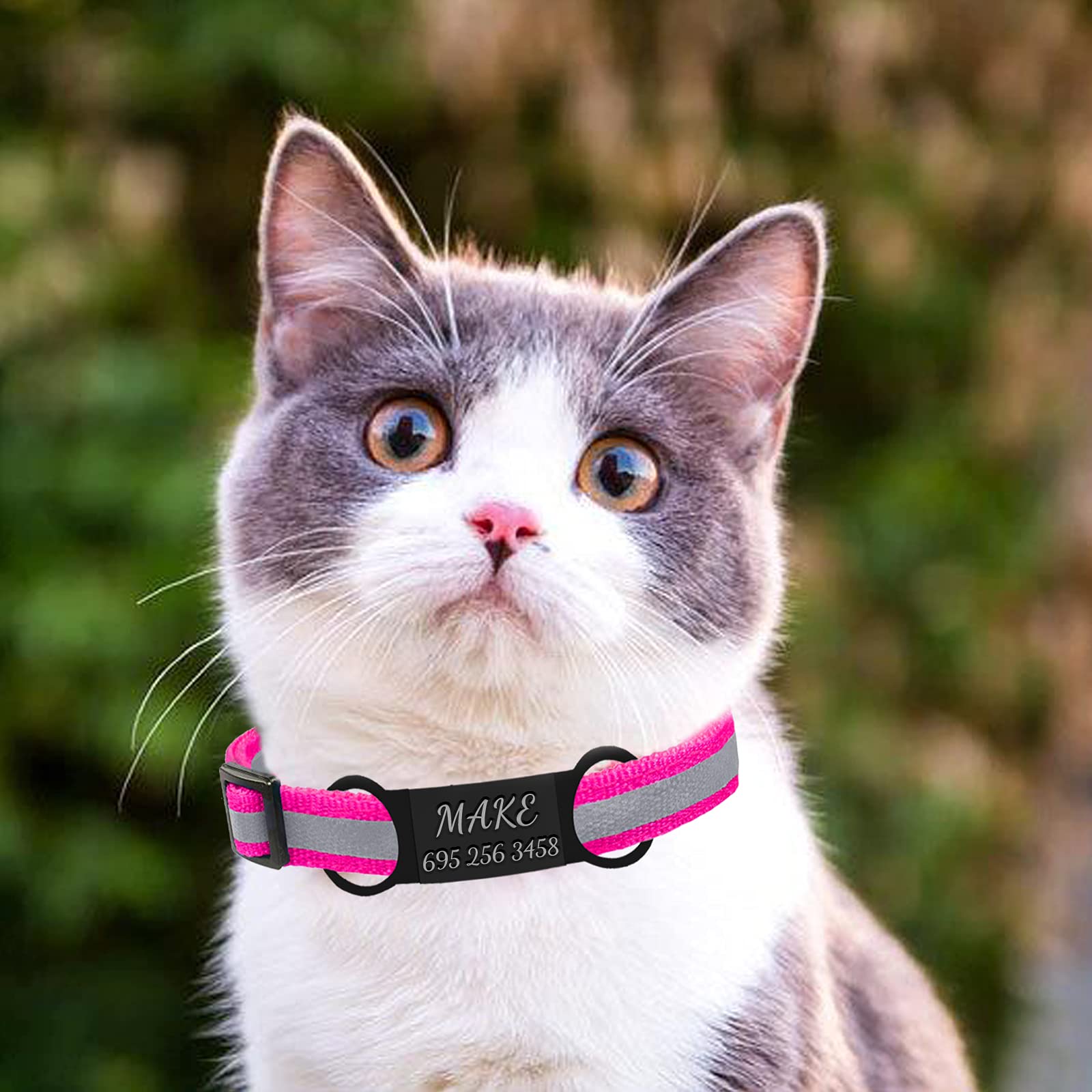 Etiqueta Identificadora Deslizante Para Perros (acero Inoxidable) - Sin Ruido, Personalizable - Ideal Para Collares