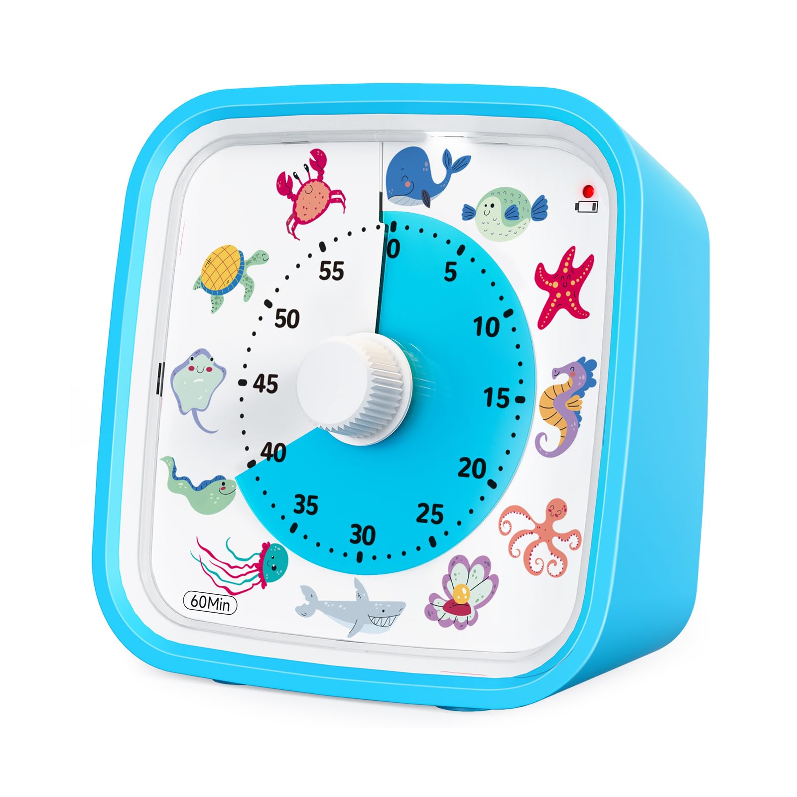 Visual Timers for with Mode and Night Lights Perfect for Study Learning Sea Theme Visual Timers