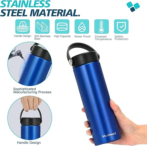 Miniatura 2 de Estuche de viaje para insulina aprobado por la TSA, estuche refrigerado para medicamentos con paquetes de hielo, 60H 3 bolígrafos, enfriador de