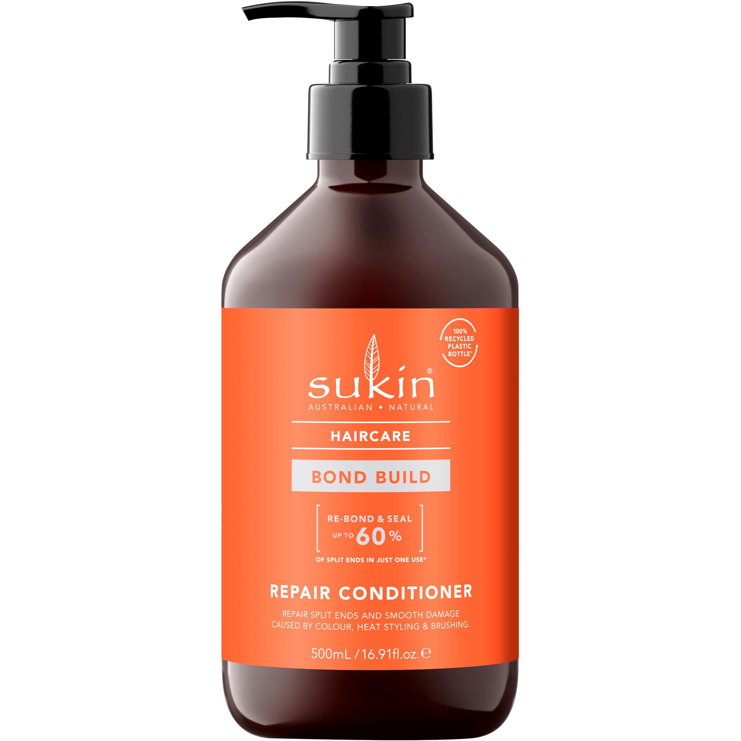 Sukin Haircare, Bond Build, Repair Conditioner, 16.91 fl oz (500 ml)