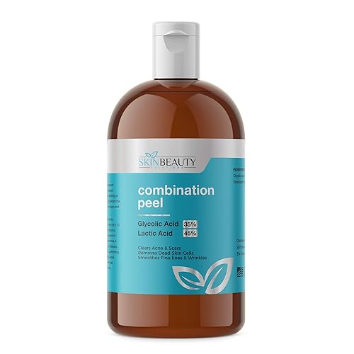 (4oz120ml químicos) el ácido Glicólico 35%láctico 45% Combinación Piel Peel unbufferedAlpha hydroxy (Aha) para acné, piel, cicatrices grasosa,