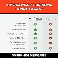 Vista 27 de Drillbrush Accesorios para barcos – Kit de limpieza de kayak – Kit de cepillo de limpieza de barco – Accesorio de cepillo de fregado marino