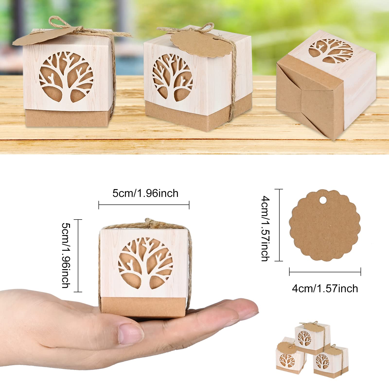 Boite Dragées Lot De 20 Sachets D'arbre De Vie, Sachets De Dragées, Bonbonnières Pour Arbre De Vie, Décoration Pour Cadeau, Mariage, Communion, Baptême, Naissance, Mariage, Marque-place Contenant Dragées Communion