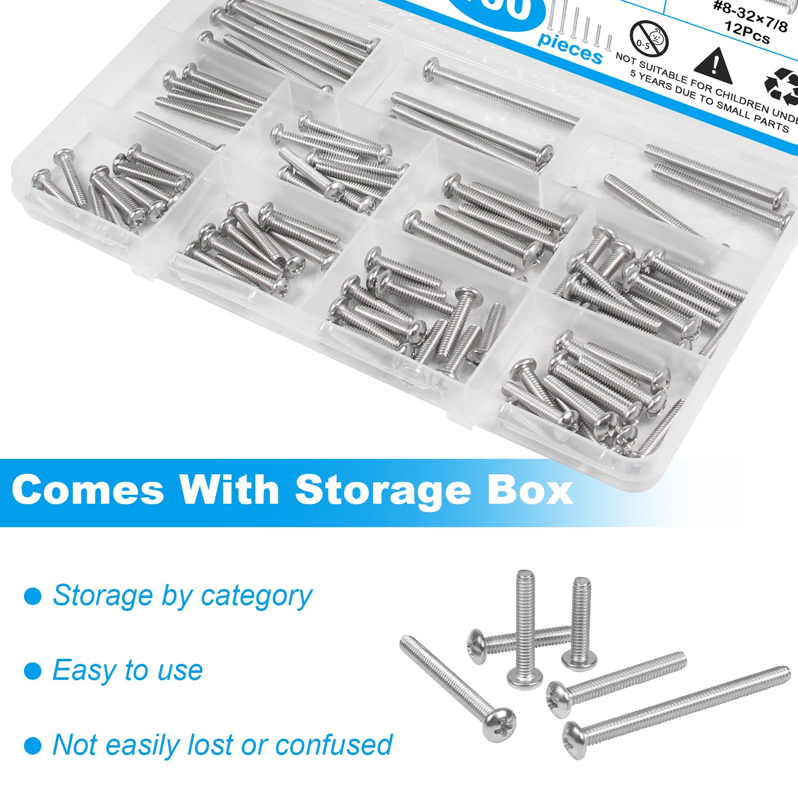 Phillips Pan Head Machine Screws #6-32 & #8-32 -4 Phillips Pan Head Machine Screws #6-32 & #8-32 -4