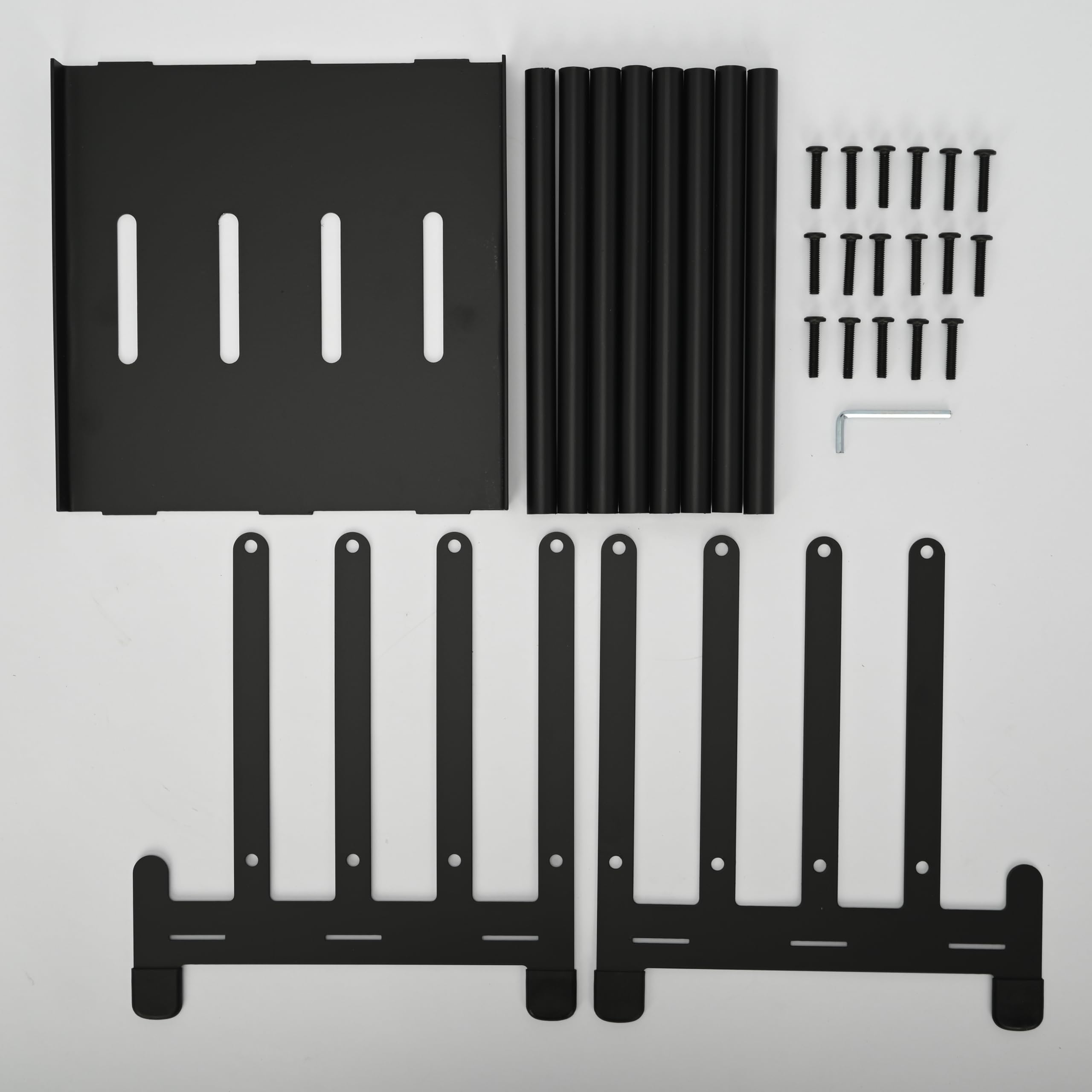 Support pour pelle à pizza en acier 24 x 24 x 36 cm, 4 emplacements disponibles, support pour pelles à pizza robuste avec pieds antidérapants pour spatule à pizza, tourne-pizza, rangement pour