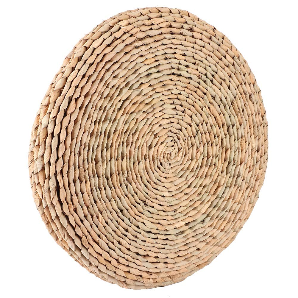 Round Pouf, Tatami Pouf Japaness Style Straw Futon for Yoga for Zen for Tea Ceremony-image-30
