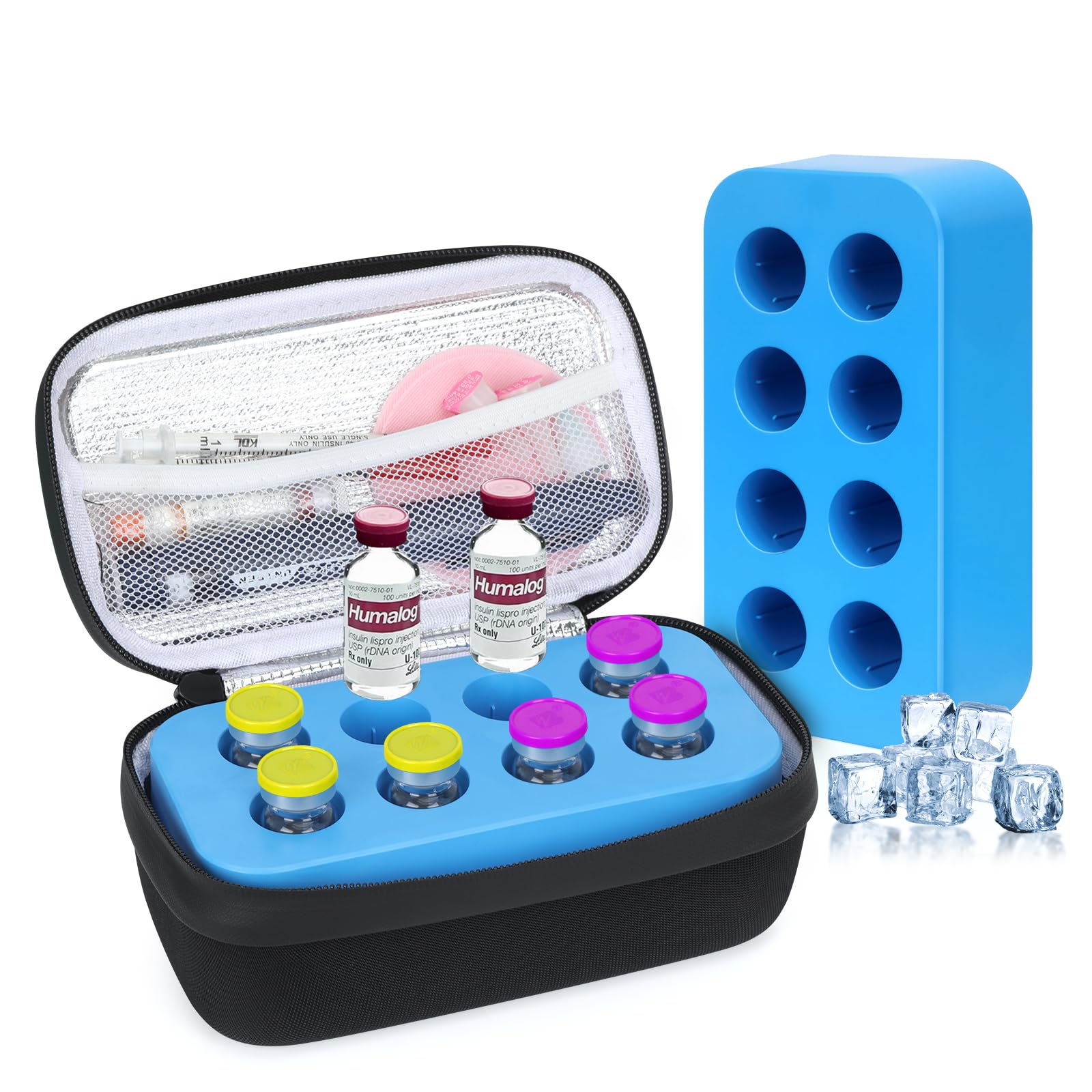 Insulin Vial Cooler Travel Case