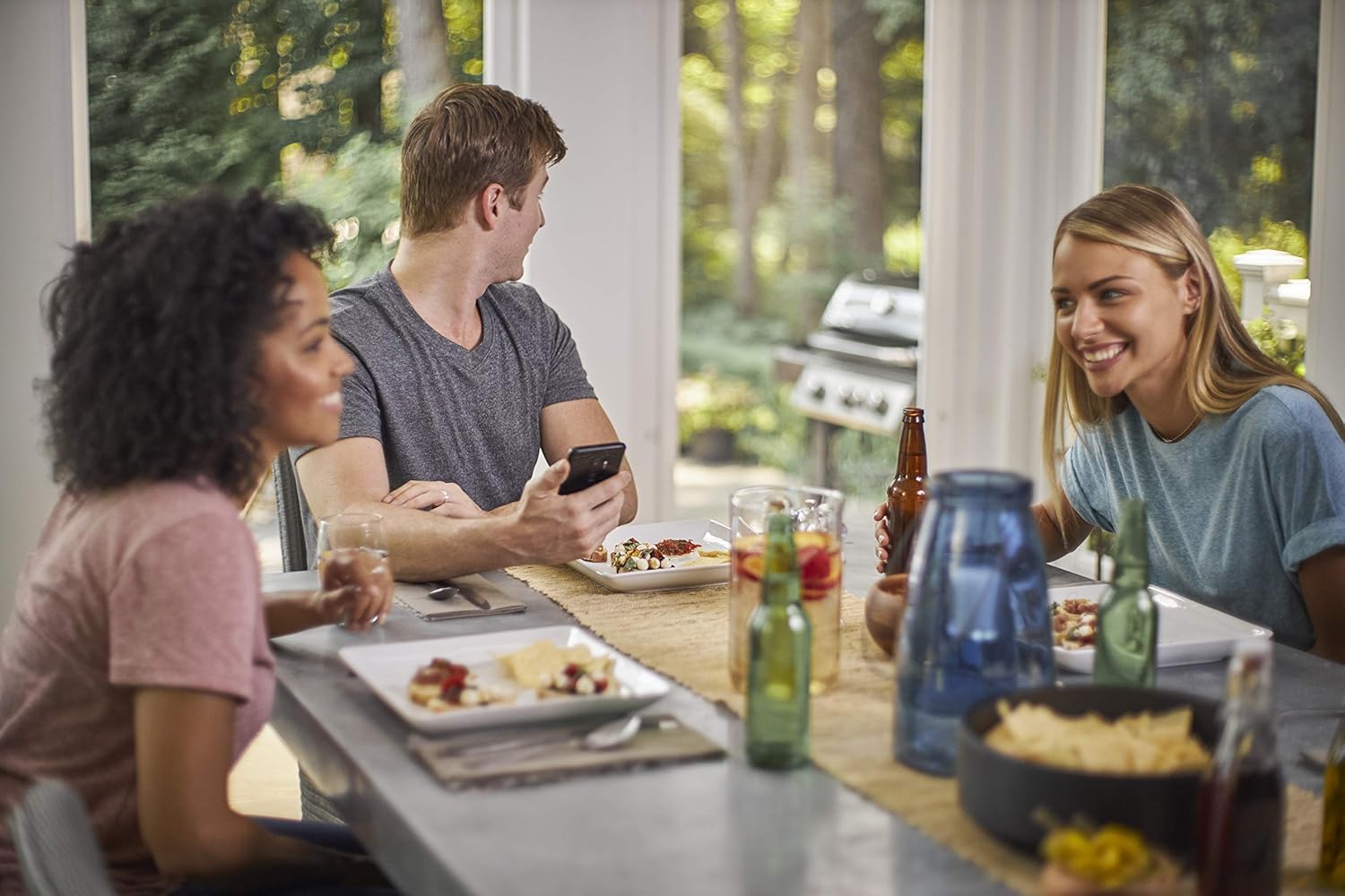 Weber Connect Smart Grilling Hub, termómetro inteligente con Bluetooth y WLAN, control en el dispositivo o mediante la aplicación, instrucciones paso a paso y recetas, hasta 4 sondas - Negro (3202)