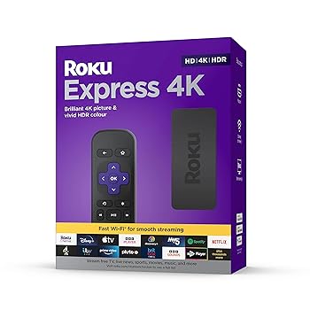 Roku Express 4K HD/4K/HDR Streaming Media Player