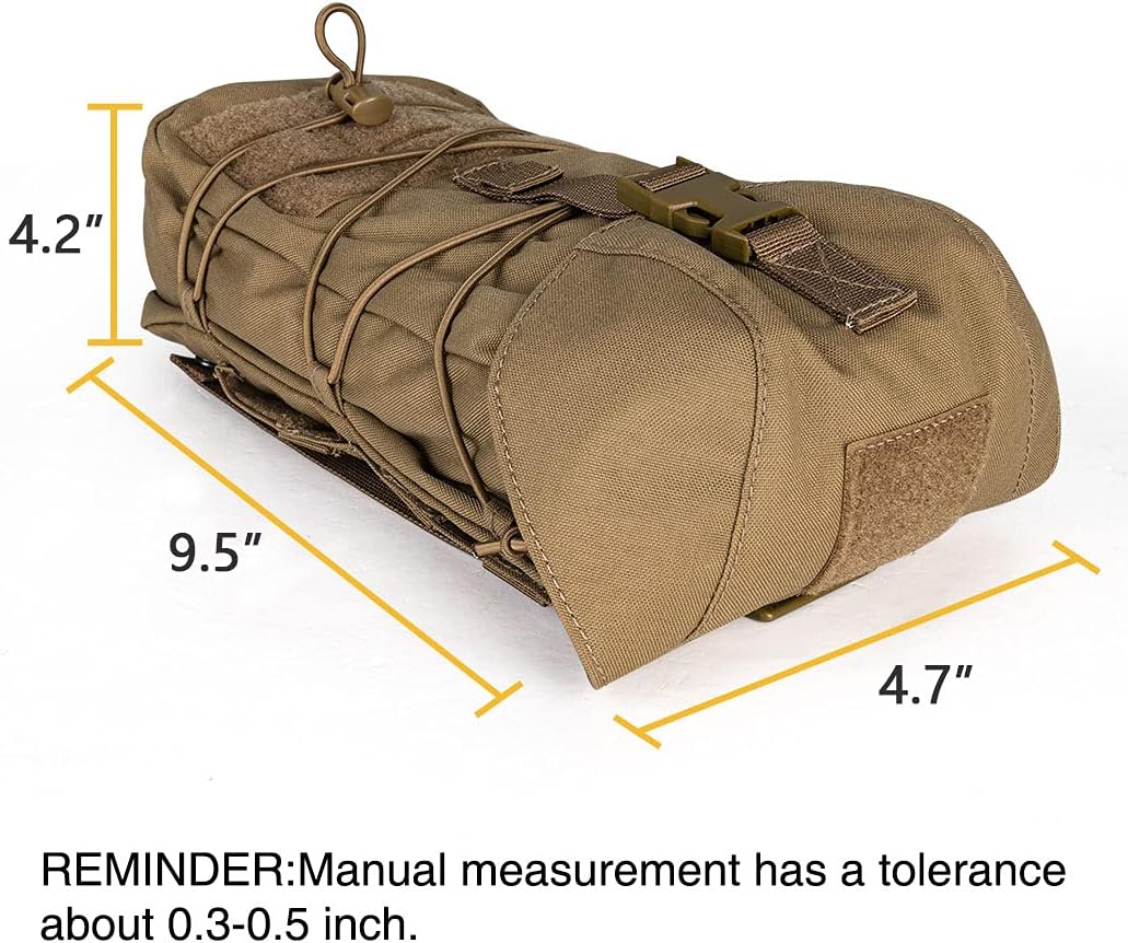 IDOGEAR Tactical Pouch Molle Drawstring Magazine Dump Pouch Mag Recycling Pouch Universal Bag - Image 6