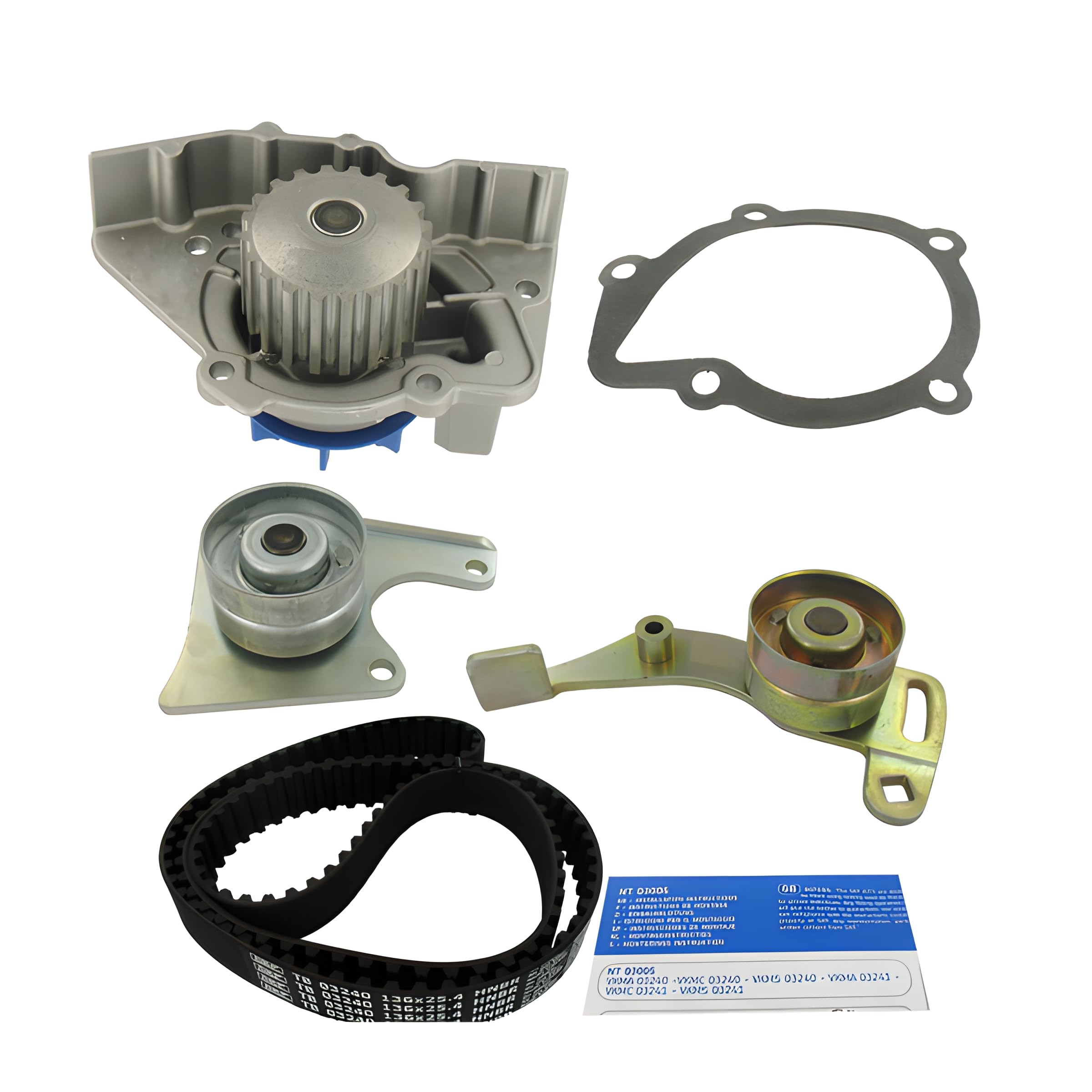 SKF Pompe à eau + kit de courroie de distribution VKMC03241 | Compatible avec: CITROËN BERLINGO / BERLINGO FIRST Großraumlimousine (MF_, GJK_, GFK_
