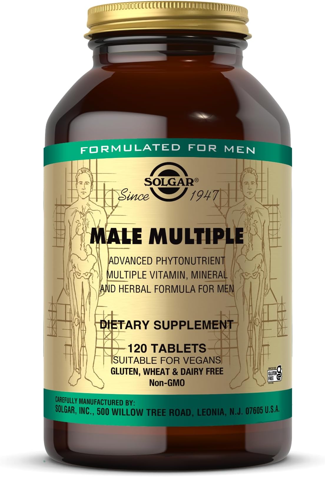 MALE MULTIPLE TAB 120S:1206