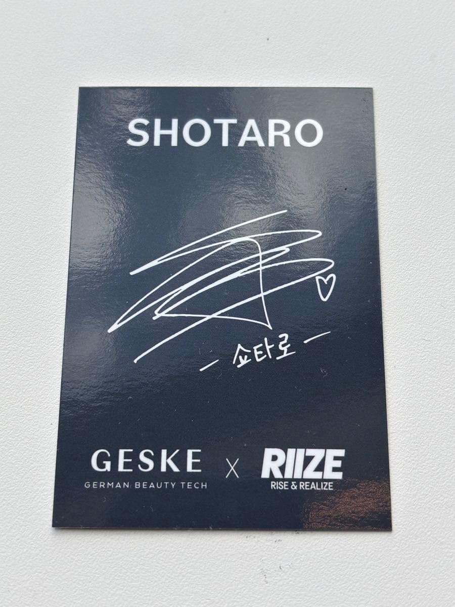 Amazon.co.jp: おまけつき RIIZE x GESKE トレカ ショウタロウ : おもちゃ